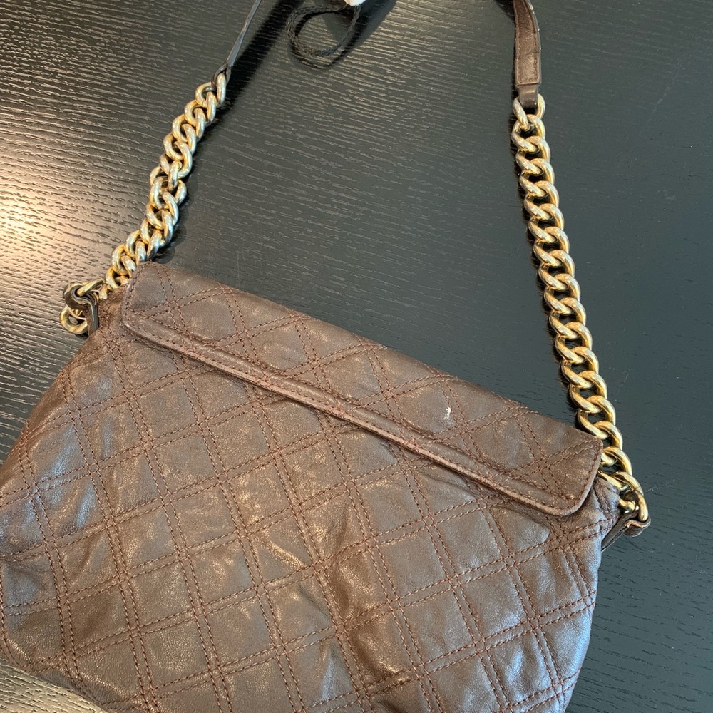 MARC JACOBS chocolate quilted Shoulder Bag, with Gold Hardware. Fair offers - Picture 6 of 6